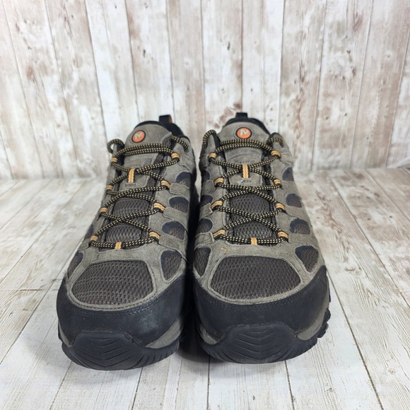 Merrell Mens Moab 3 Hiking Shoes Walnut Waterproof Vibram Size 13 - Picture 4 of 8